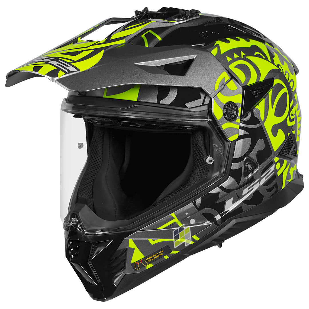 LS2 MX436 Pioneer Namib Dual Sport Helmet ECE Certified