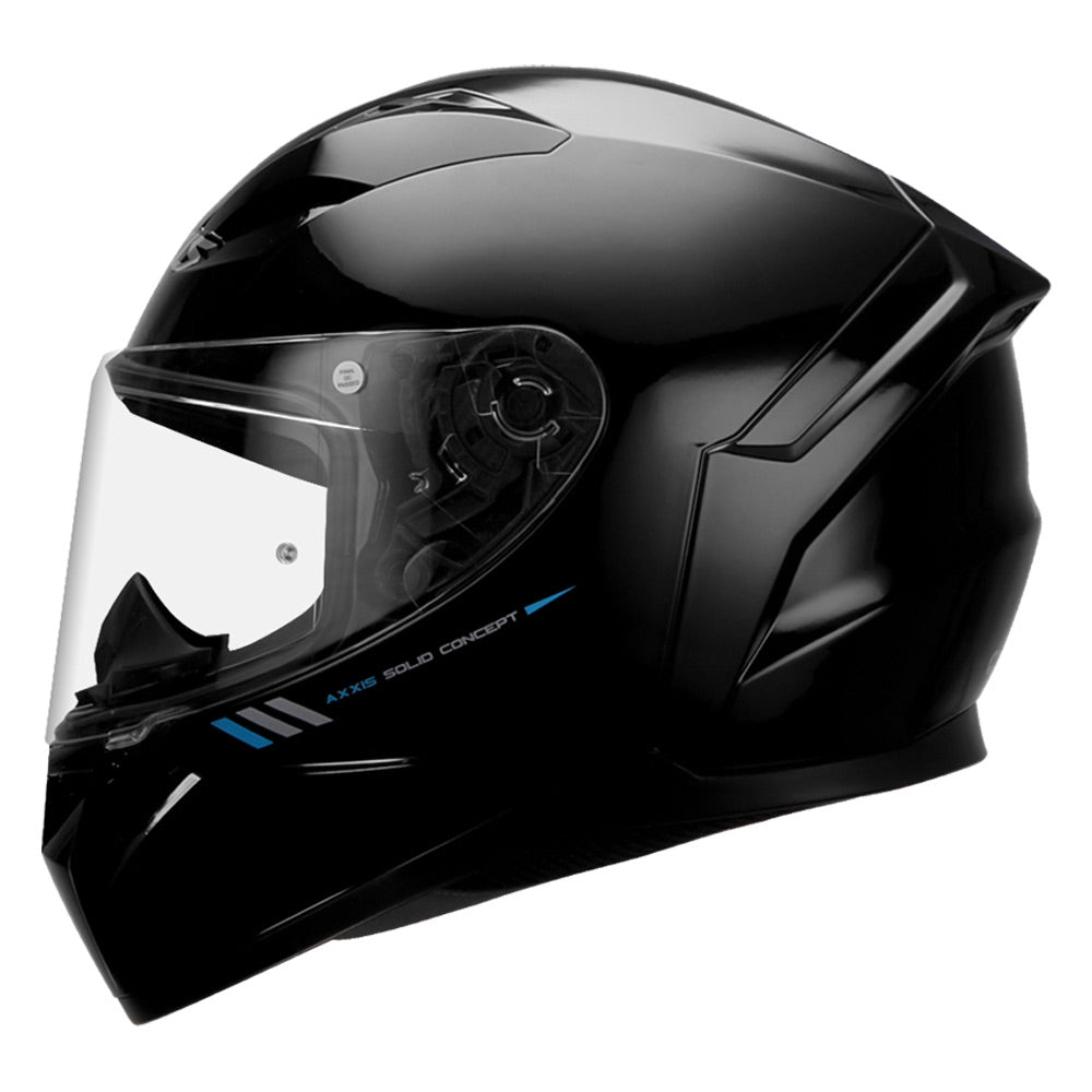 Black hot sale glossy helmet