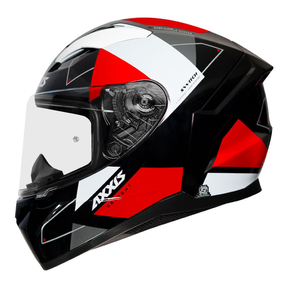 Axxis Segment Switch Helmet red side
