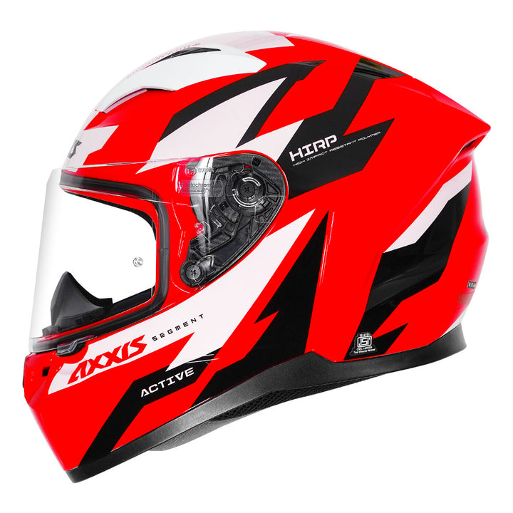 Axxis Segment Active Helmet red side