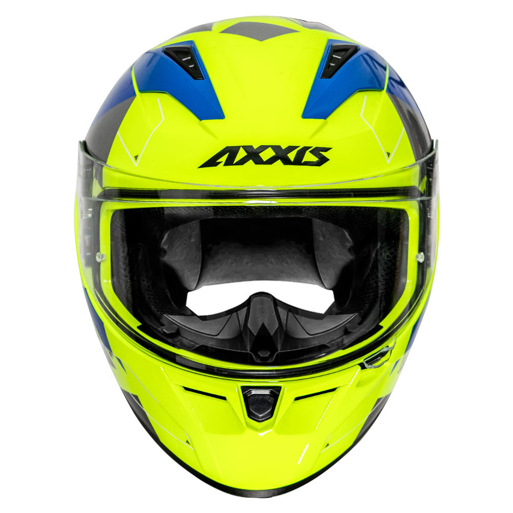 Axxis Segment Switch Helmet fluorescent yellow front