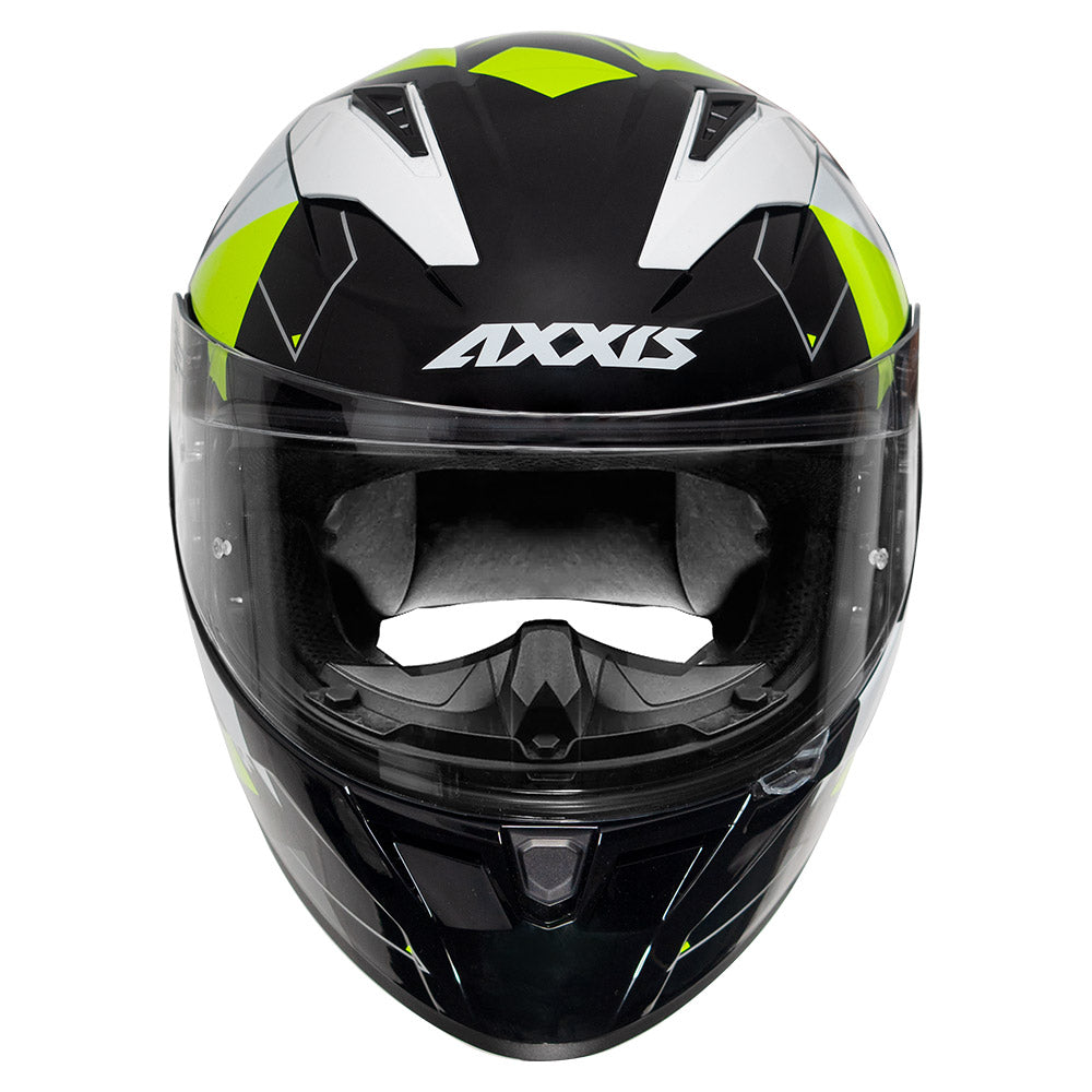 Axxis Segment Switch Helmet black fluorescent yellow front