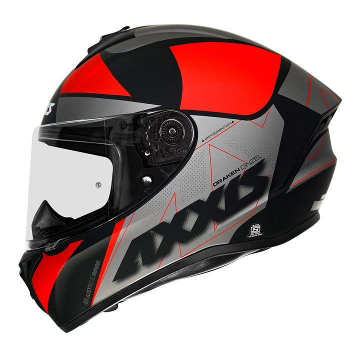 Axxis Draken S Cinzel Helmet red side