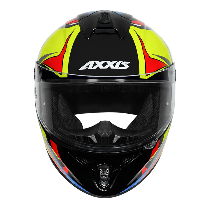 Axxis Draken S Vector Helmet fluorescent yellow front