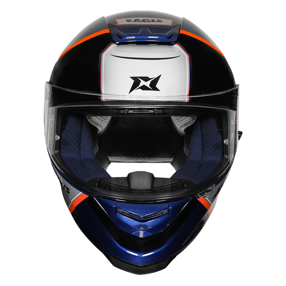 Axxis Eagle Balance helmet blue front