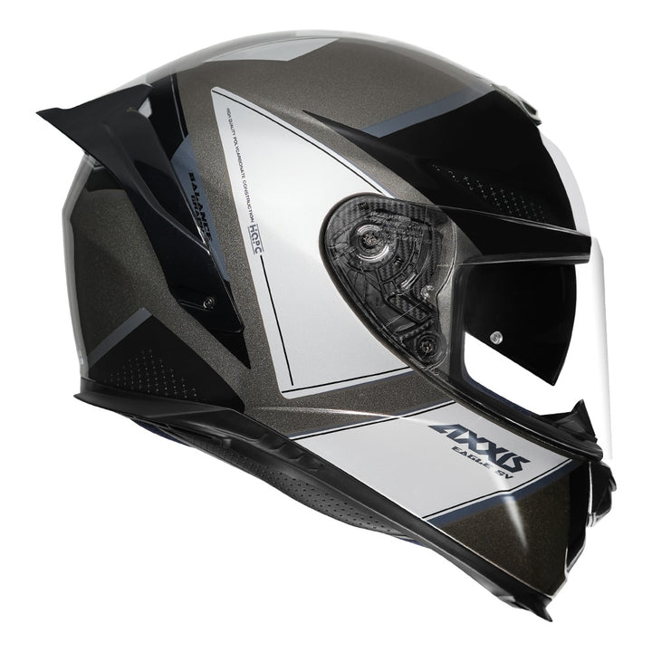Axxis Eagle Balance helmet grey side