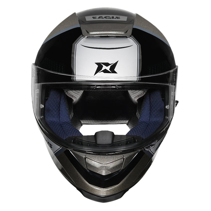 Axxis Eagle Balance helmet grey front
