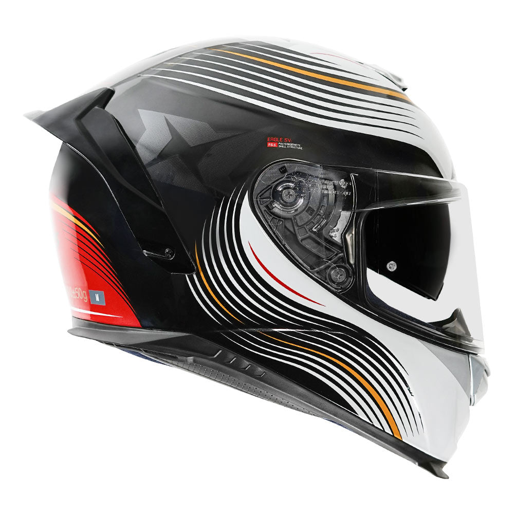 Axxis Eagle SV Lines Helmet red