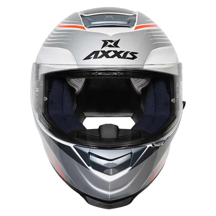 Axxis Eagle SV Lines Helmet orange front