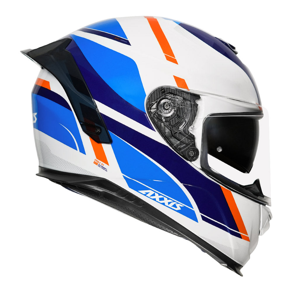 Axxis Eagle Quirly Helmet white side