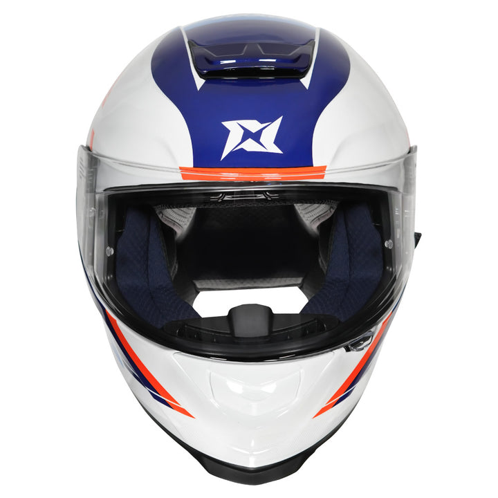 Axxis Eagle Quirly Helmet white front