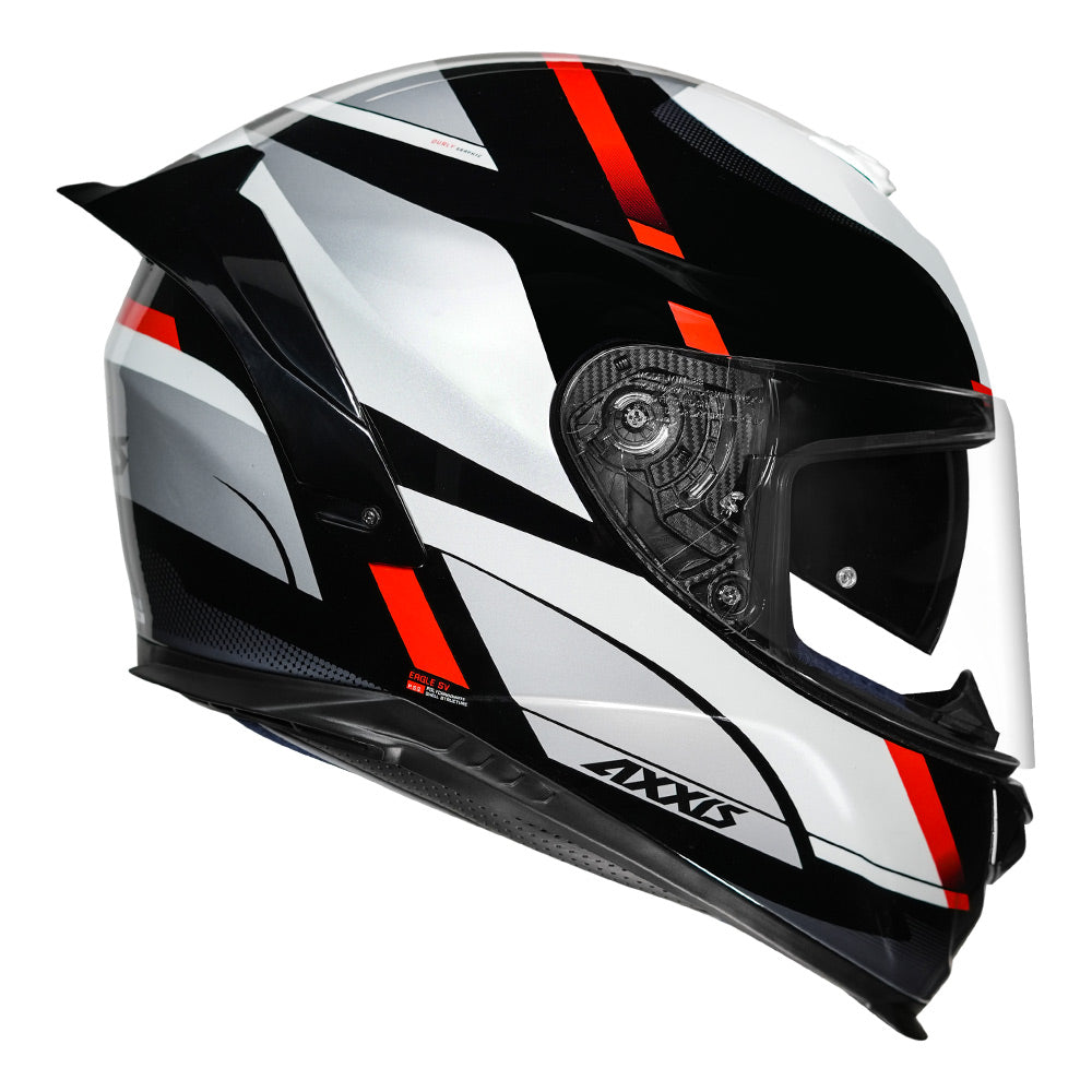 Axxis Eagle Quirly Helmet red side