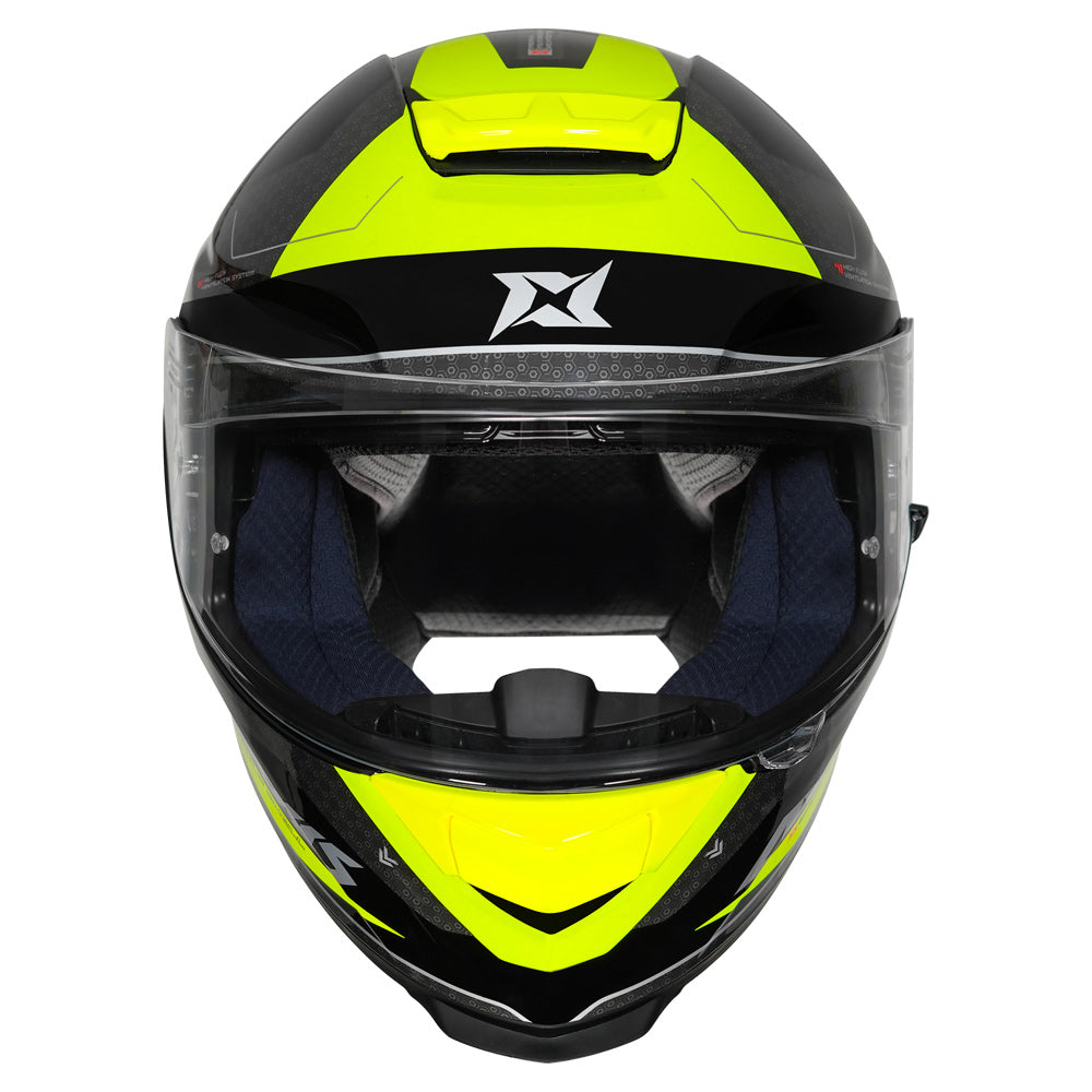 Axxis Eagle SV RX Helmet fluorescent yellow front