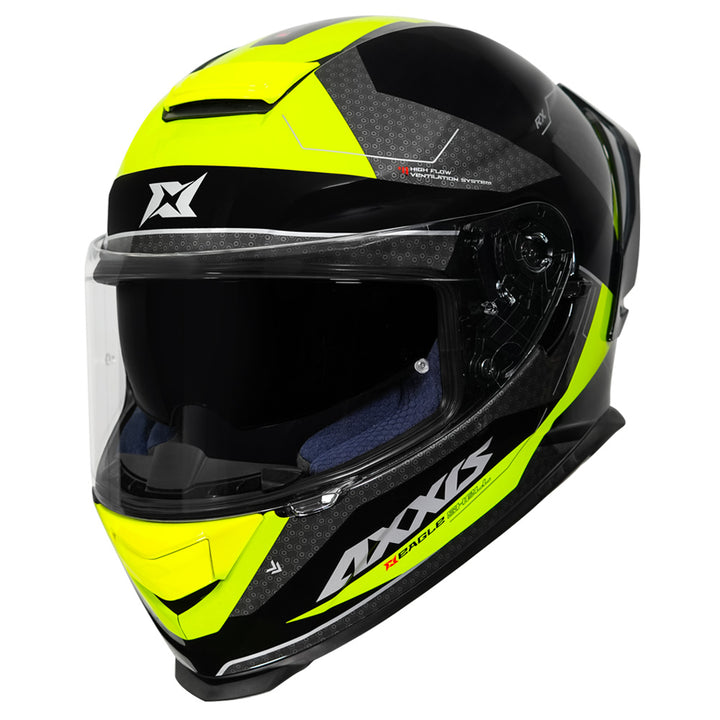 Axxis Eagle SV RX Helmet fluorescent yellow