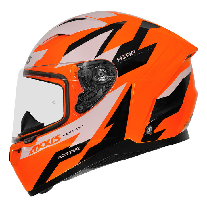 Axxis Segment Active Helmet orange side
