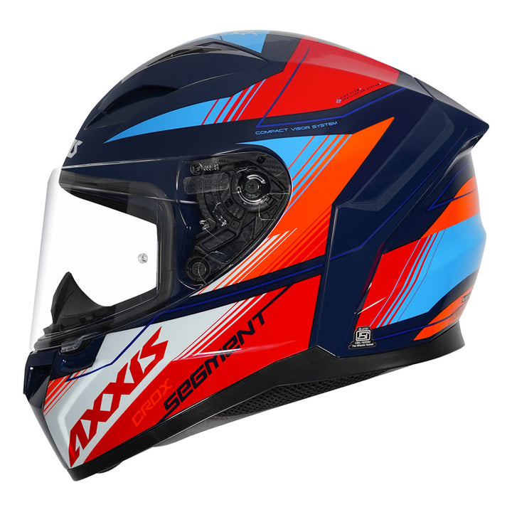 Axxis Segment Crox Helmet Blue side