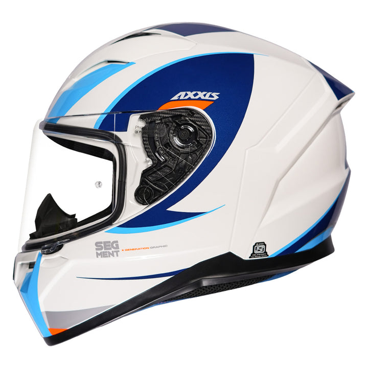 Axxis Segment Generation Helmet blue side