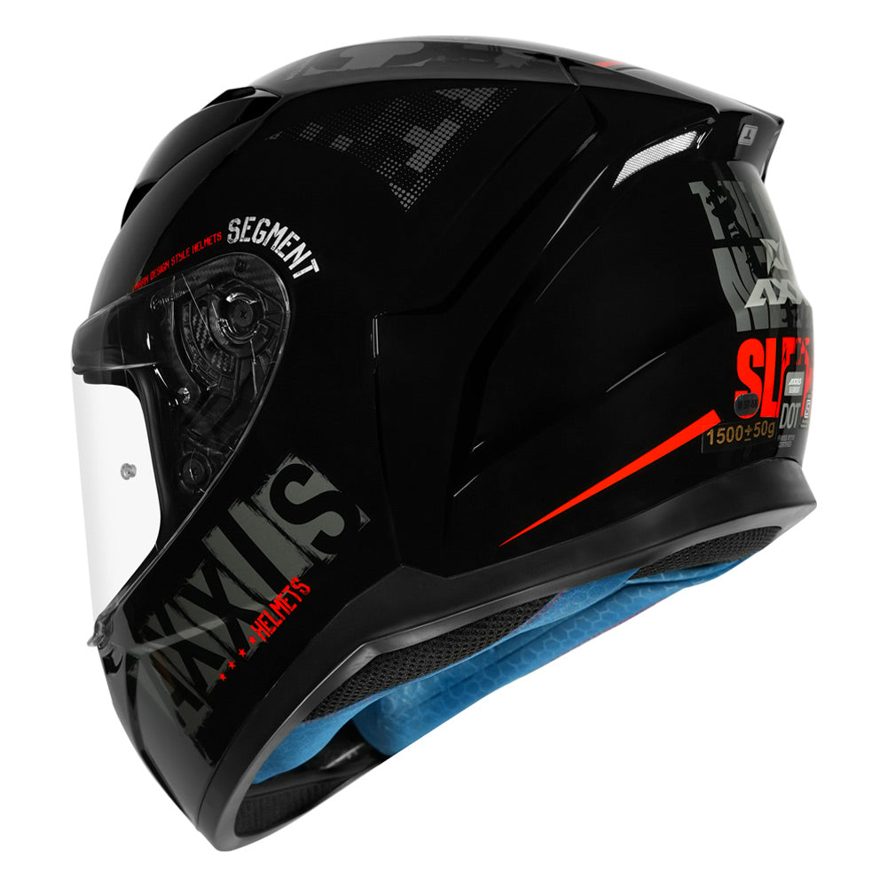 Axxis Segment NYC Helmet red backside