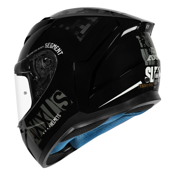 Axxis Segment NYC Helmet black backside