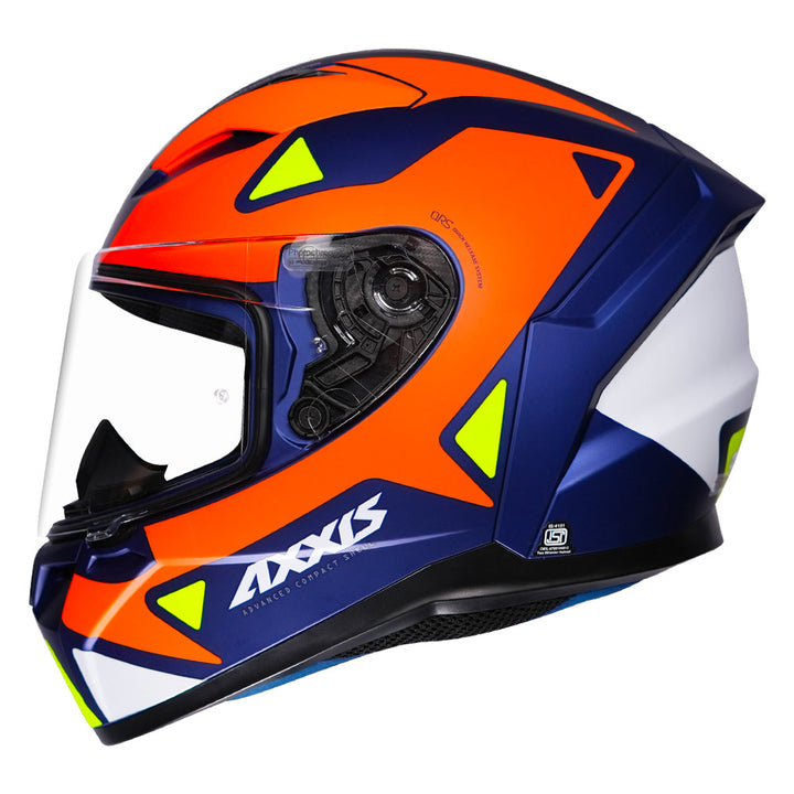 Axxis Segment Seek Helmet fluorescent orange side