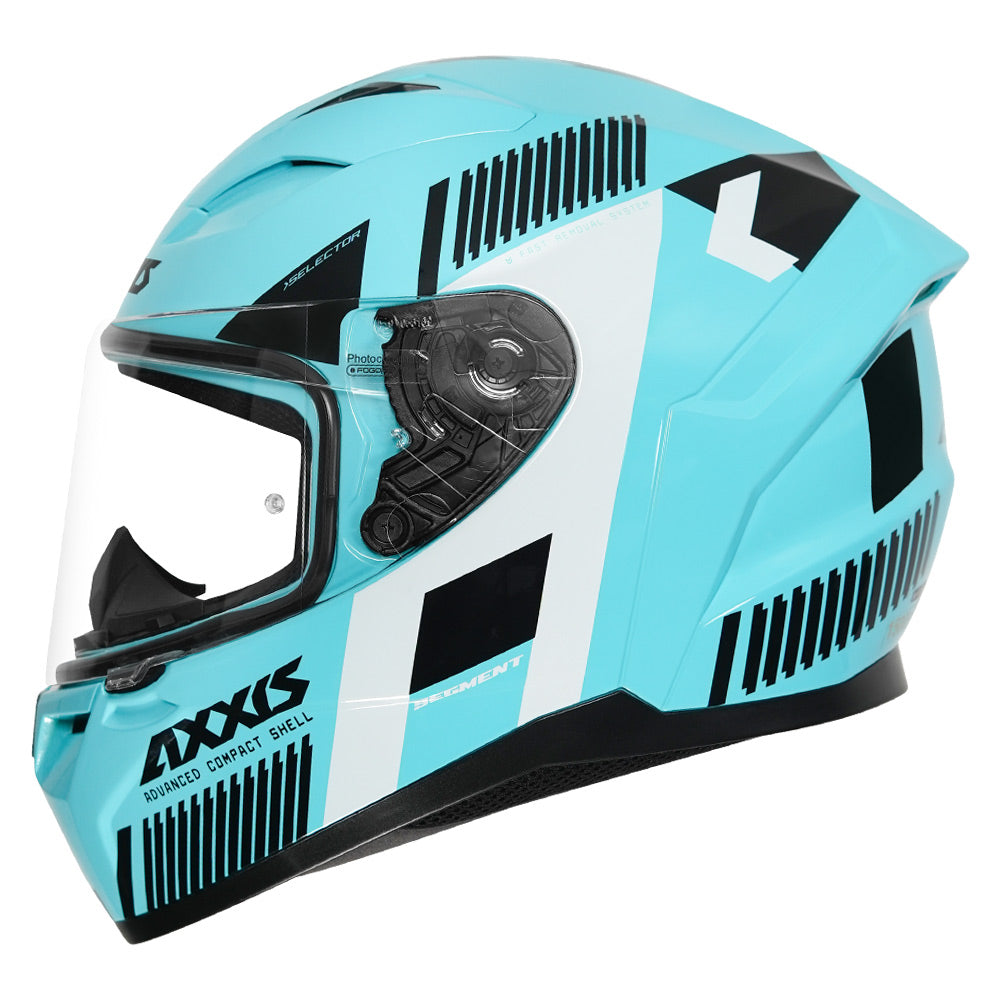 Axxis Segment Selector Helmet blue side