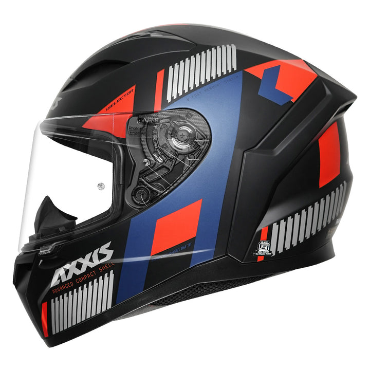Axxis Segment Selector Helmet red side