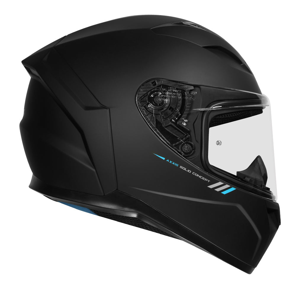 Axxis Segment Solid Black (Matt) Helmet