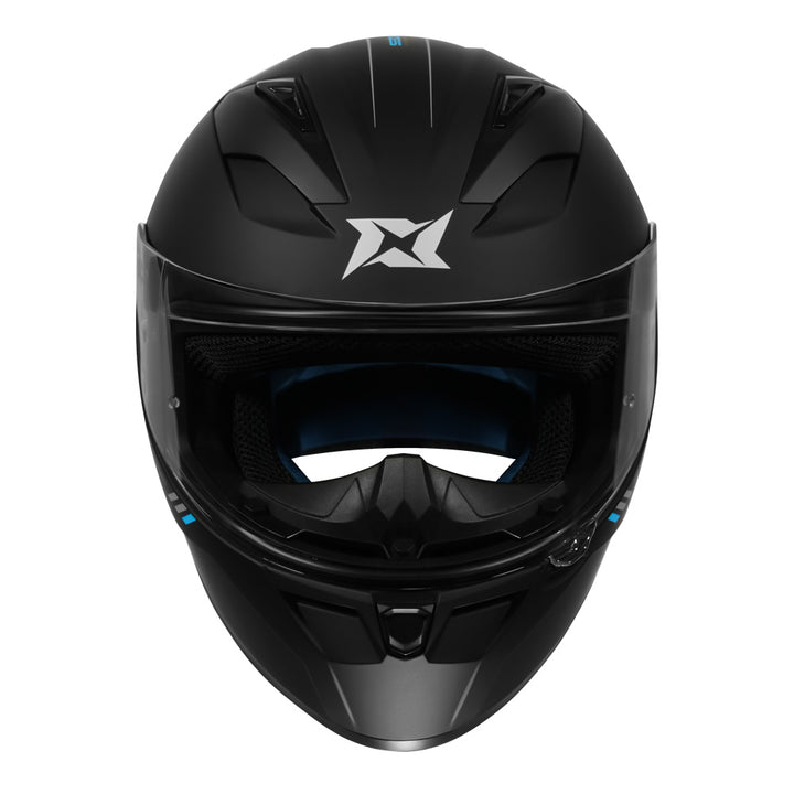 Axxis Segment Solid Matt Black Helmet front