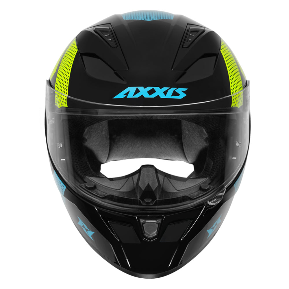 Axxis Segment Squame Helmet blue front