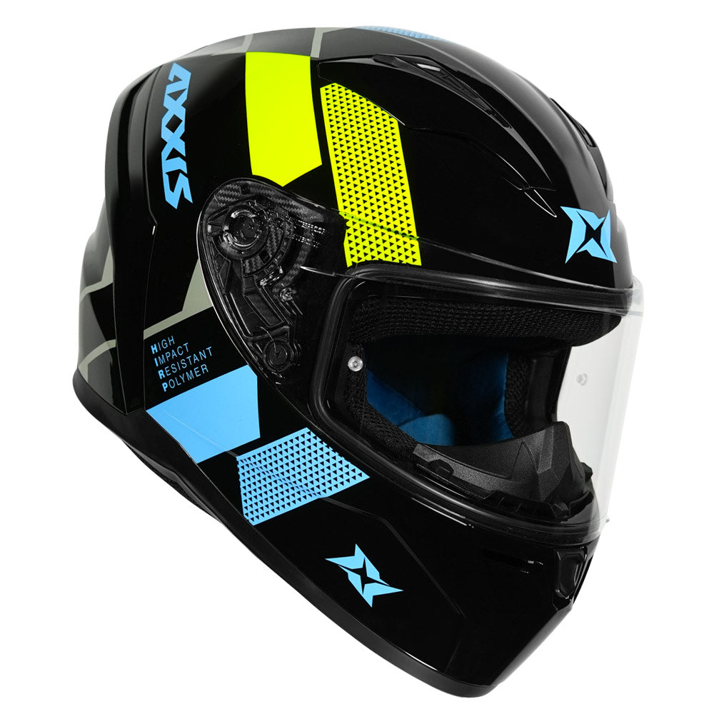 Axxis Segment Squame Helmet blue front side