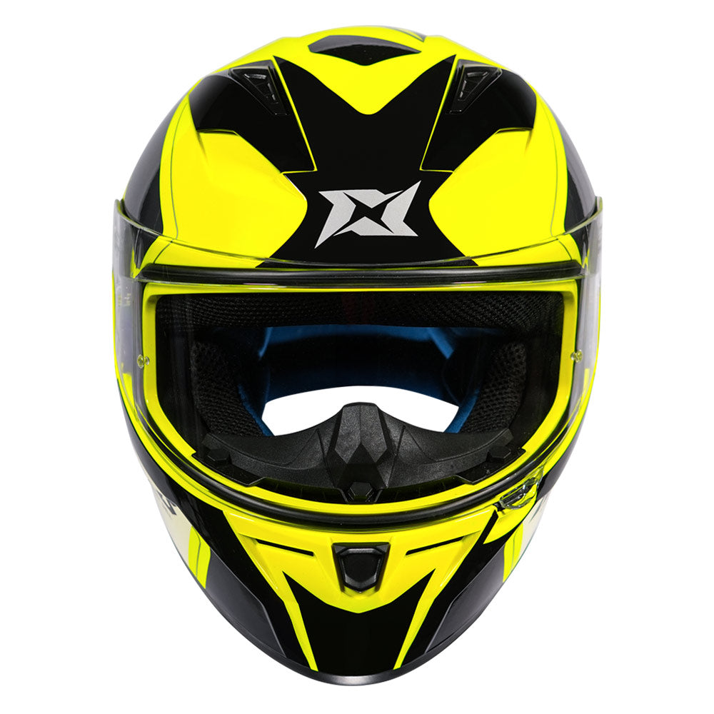 Axxis Segment Vantage Helmet fluorescent yellow front