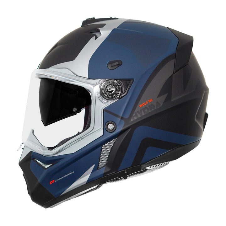 Axxis Wolf DS Hydra Helmet Matt Grey side