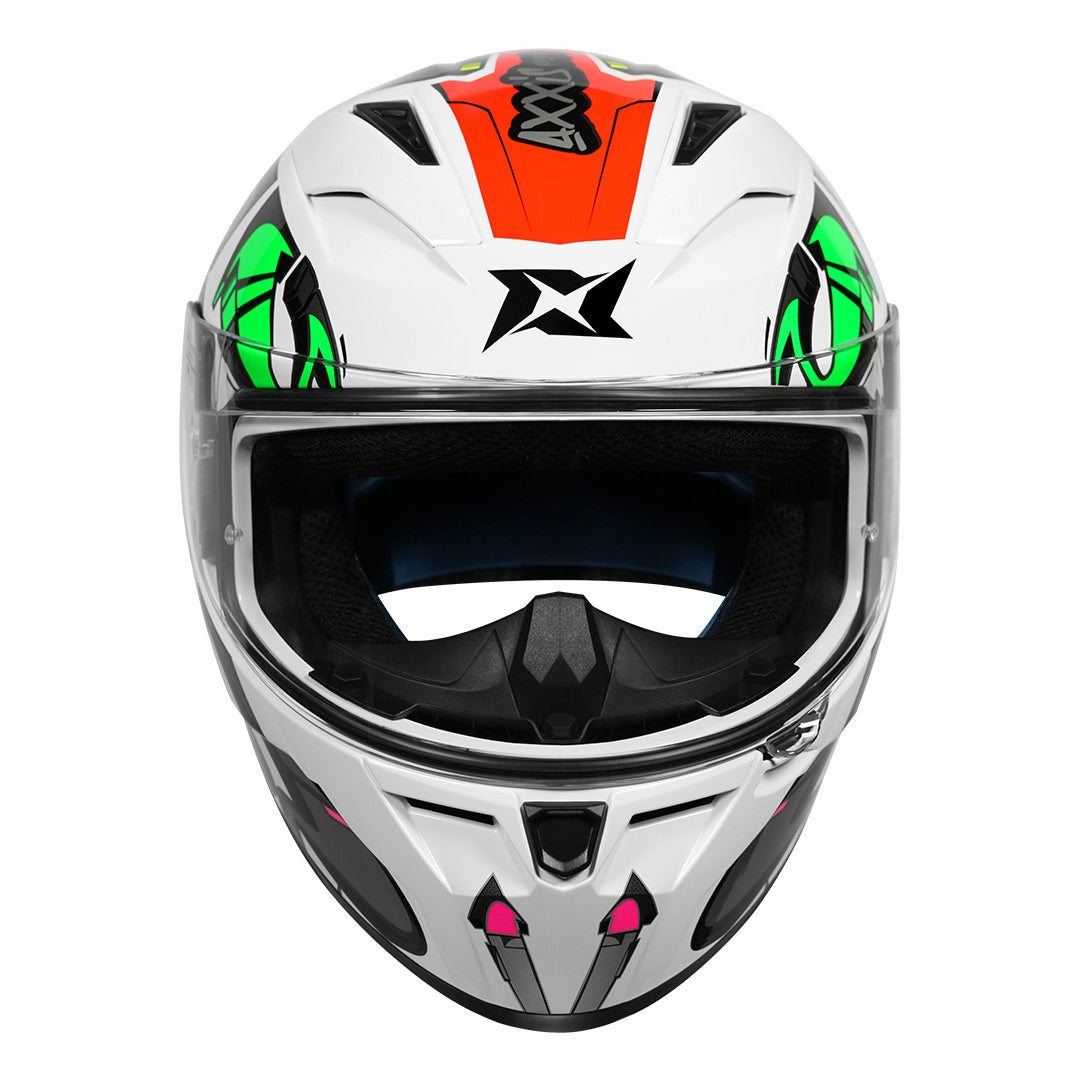 Axxis Segment Arrows Helmet grey front