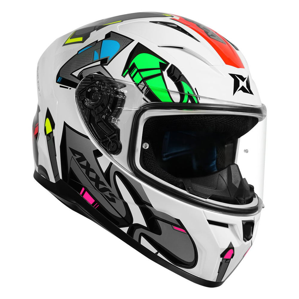 Axxis Segment Arrows Helmet grey front