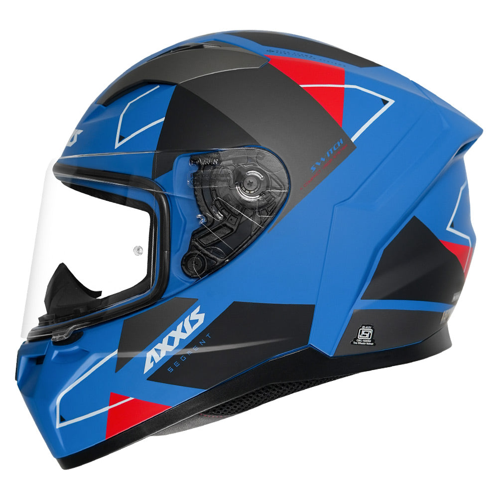 Axxis Segment Switch Helmet matt blue side