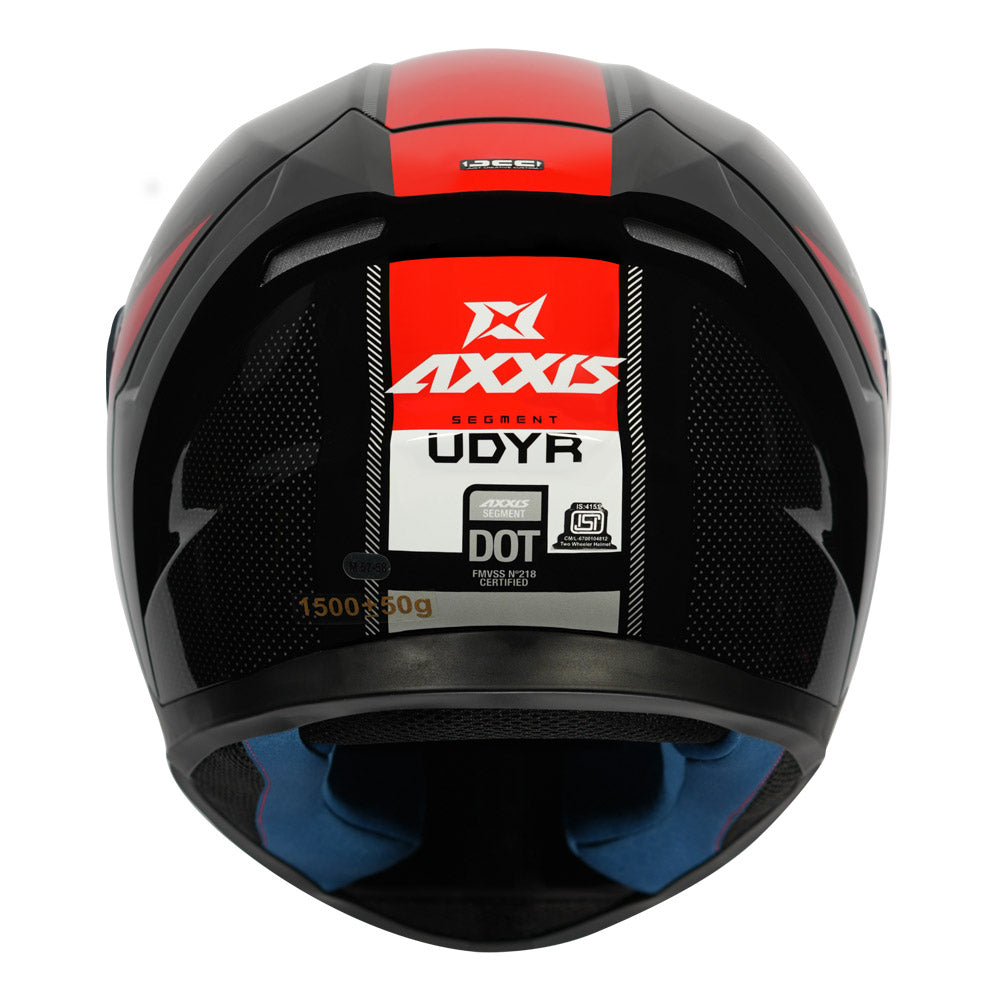 Axxis Segment Udyr Helmet red side