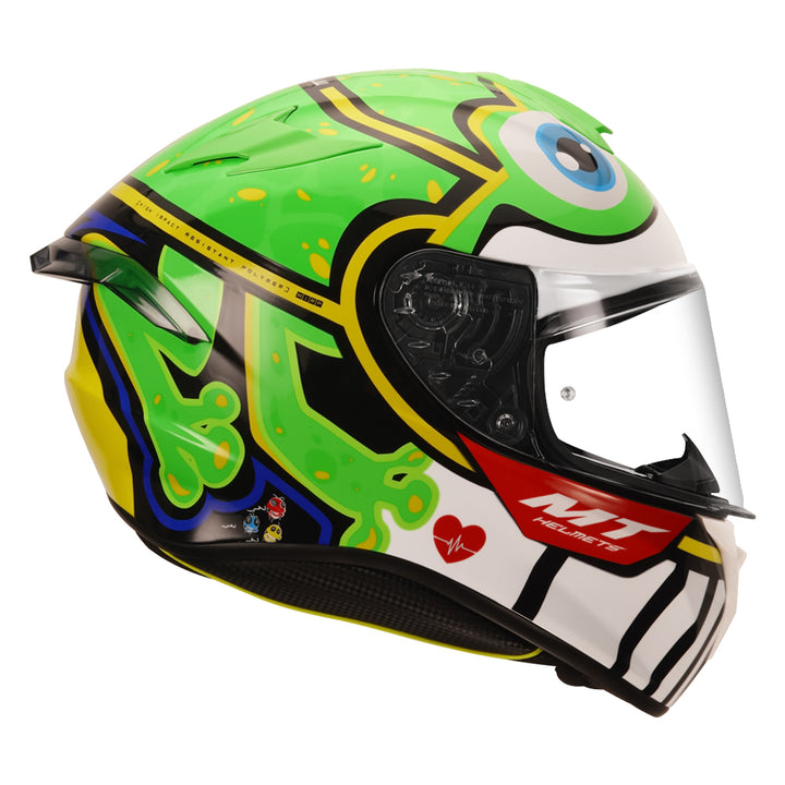 MT Targo Frog Helmet Fluorescent green