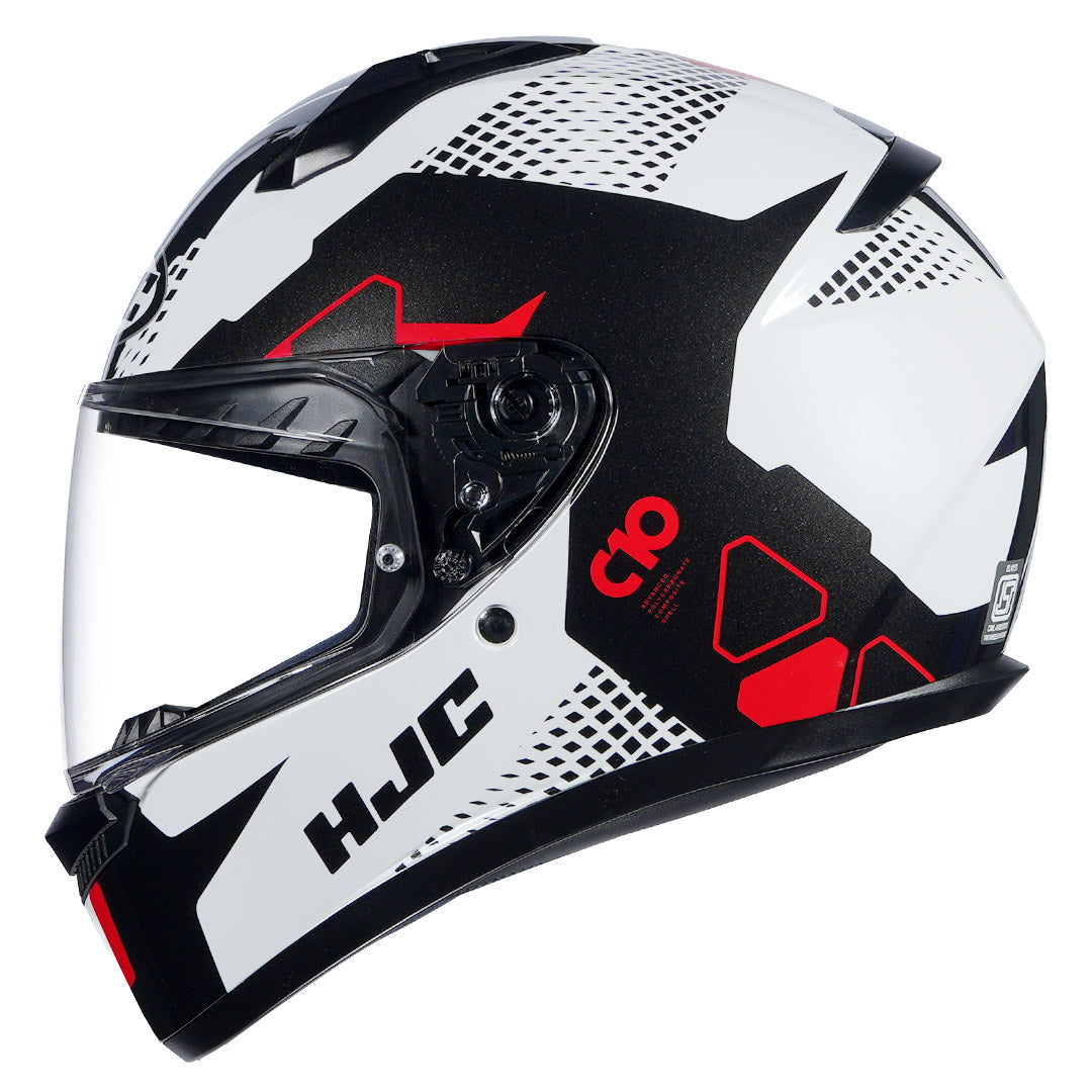HJC C10 Aspa Helmet red side