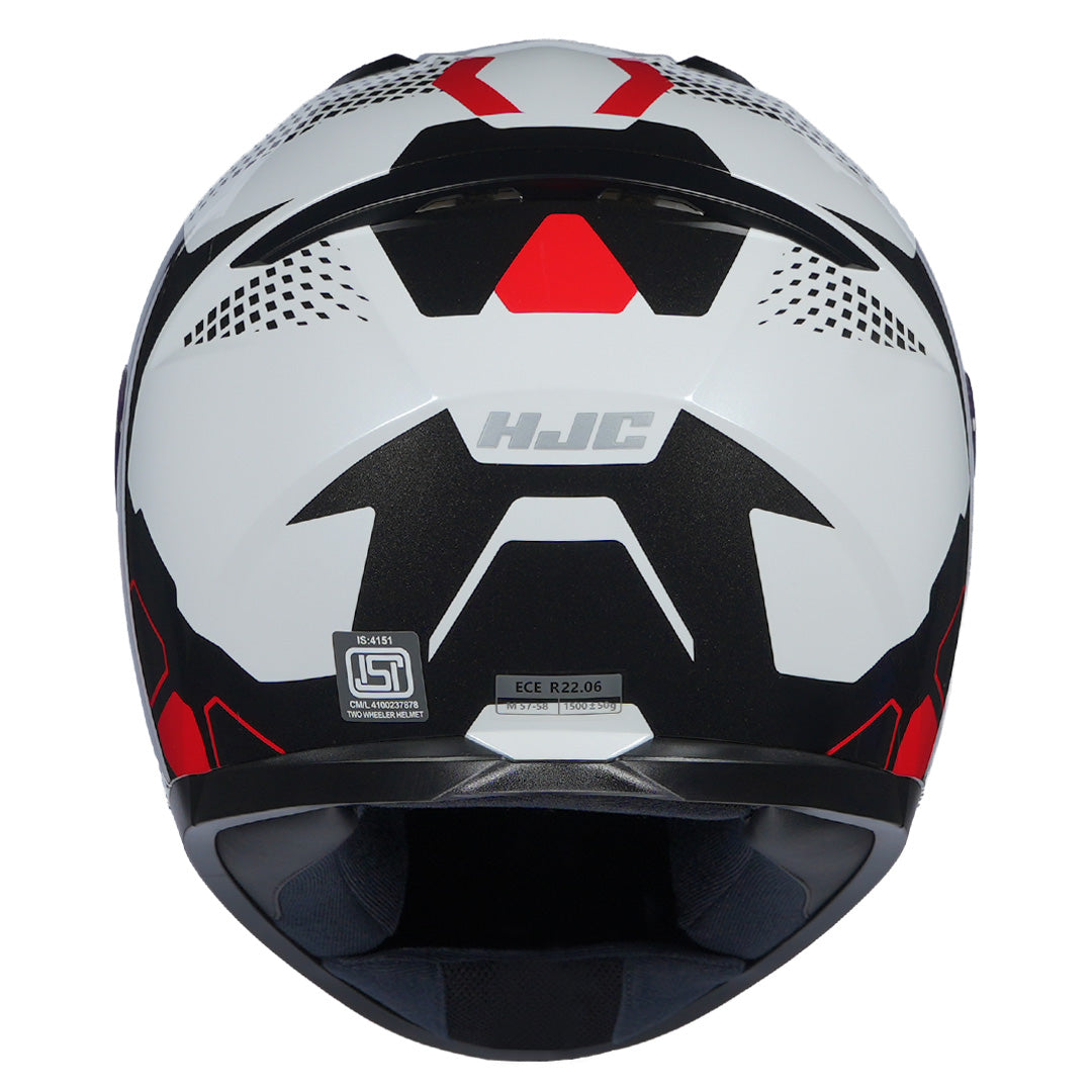 HJC C10 Aspa Helmet red back