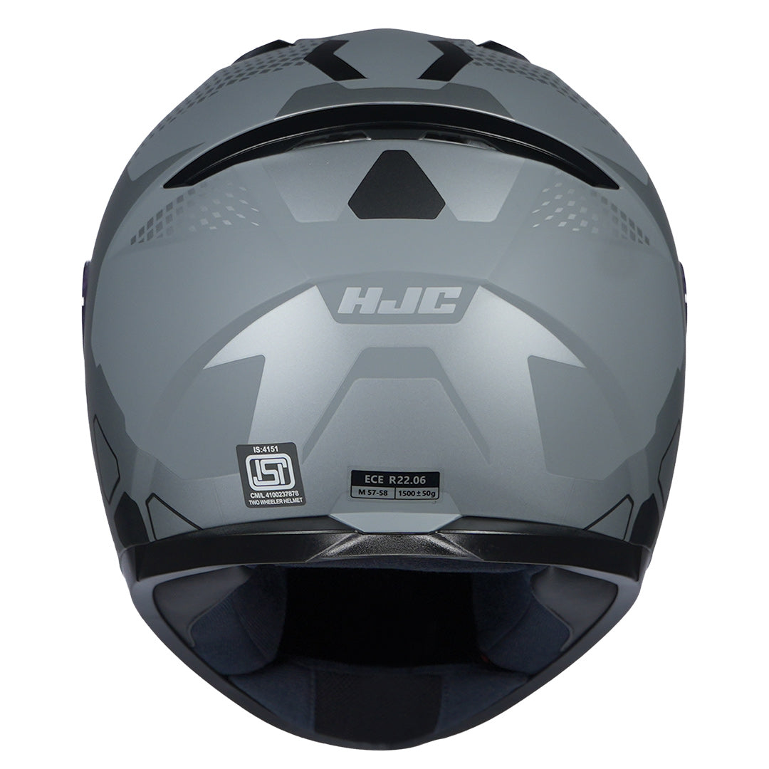 HJC C10 Aspa Helmet grey back