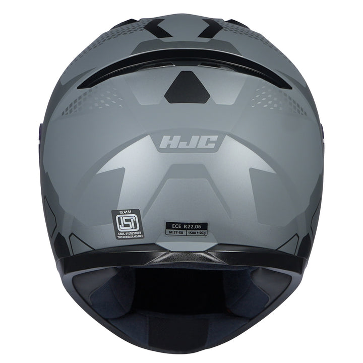 HJC C10 Aspa Helmet grey back