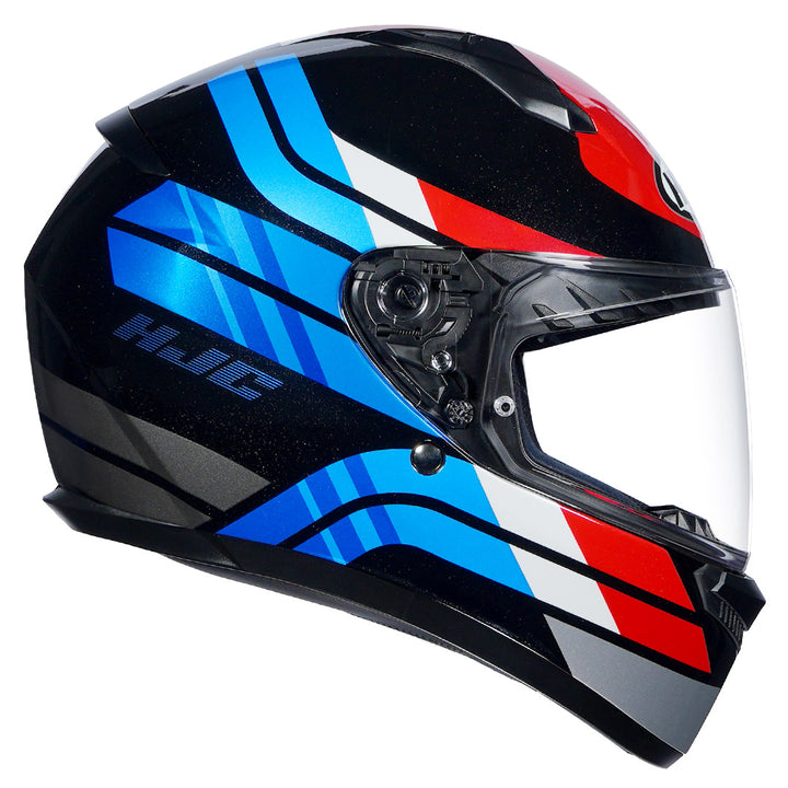 HJC C10 Hiper Helmet blue red side