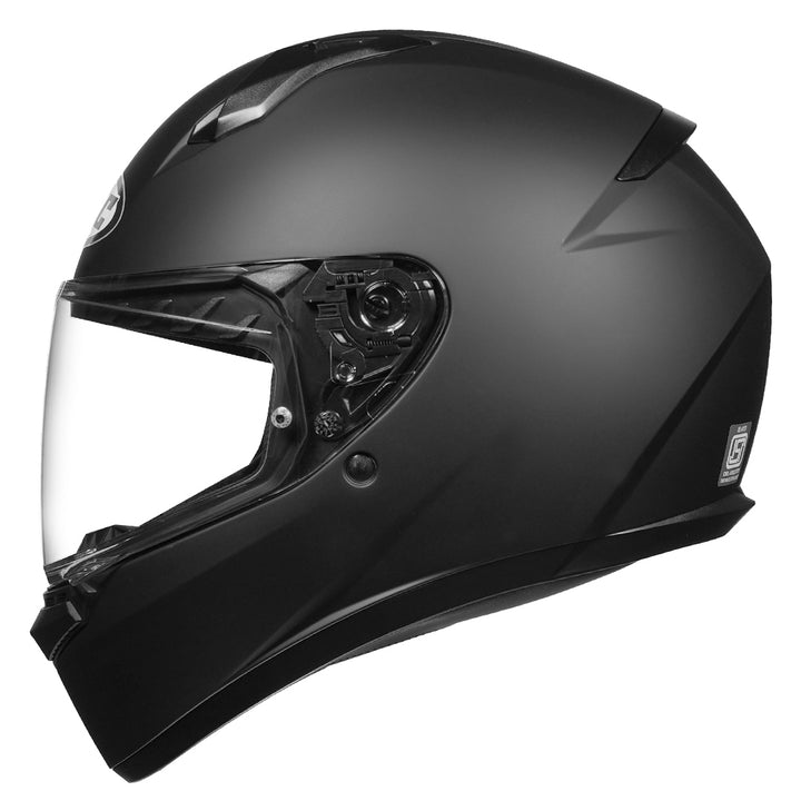 HJC C10 Semi-Flat Black Helmet side