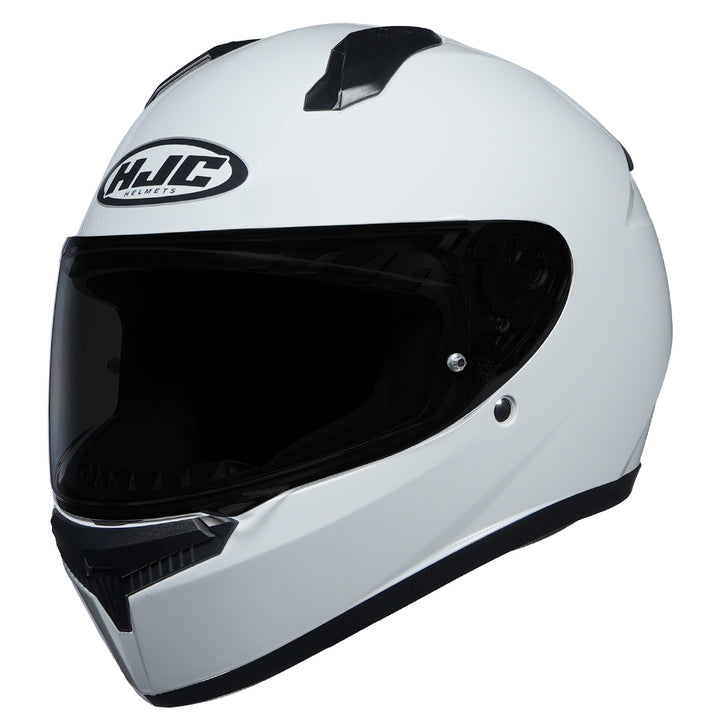 HJC C10 Solid White Helmet