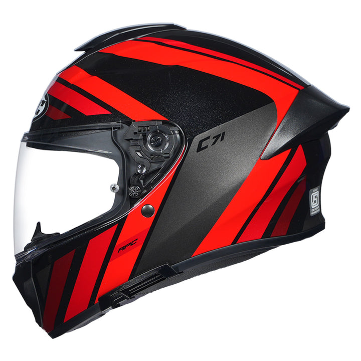 HJC C71 (C7X) Faber Helmet red side