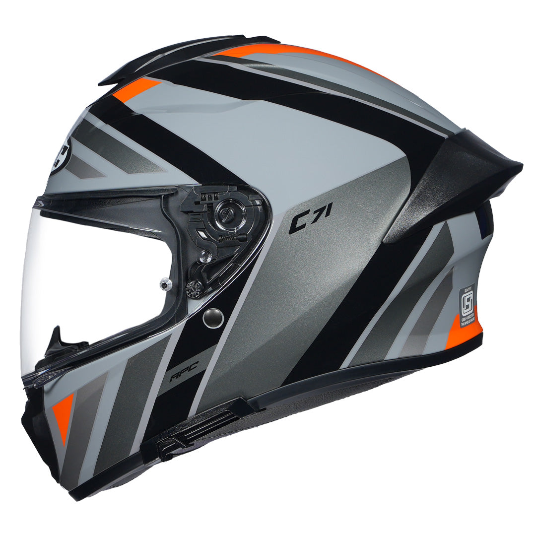 HJC C71 (C7X) Faber Helmet orange side