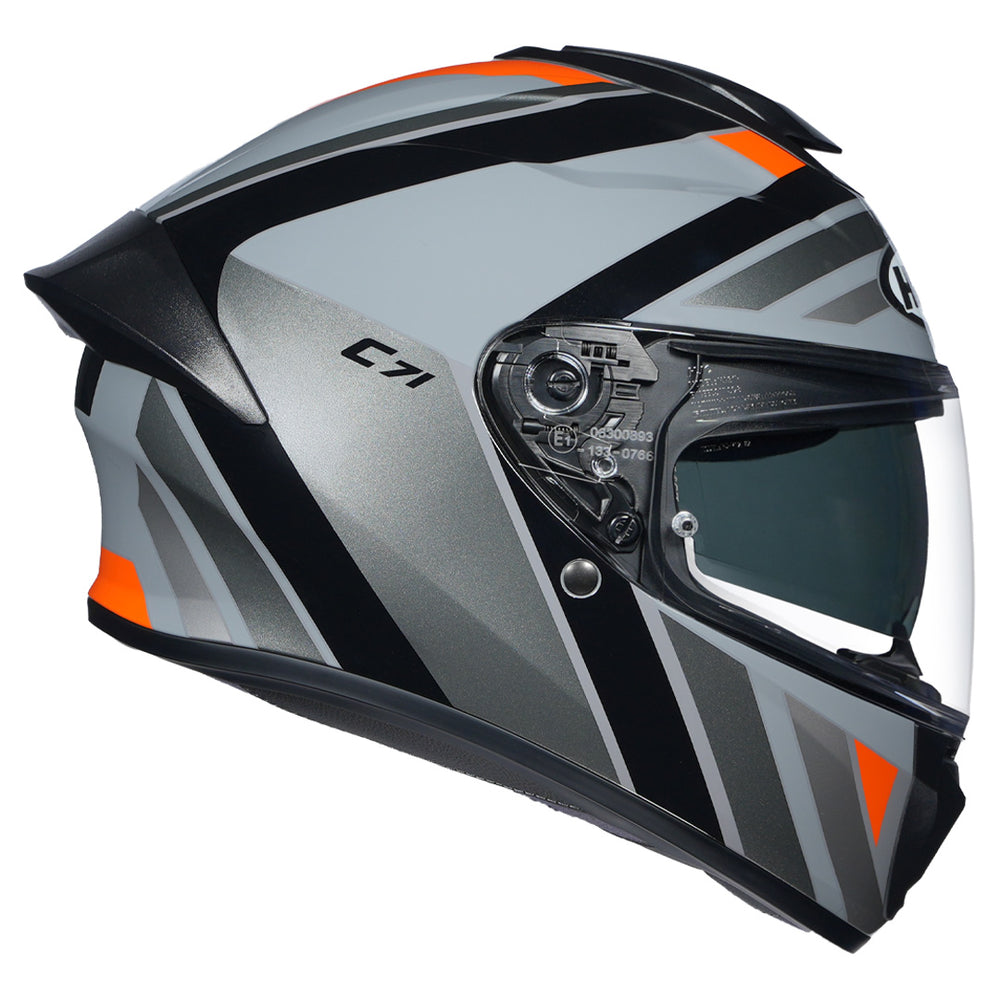 HJC C71 (C7X) Faber Helmet orange side