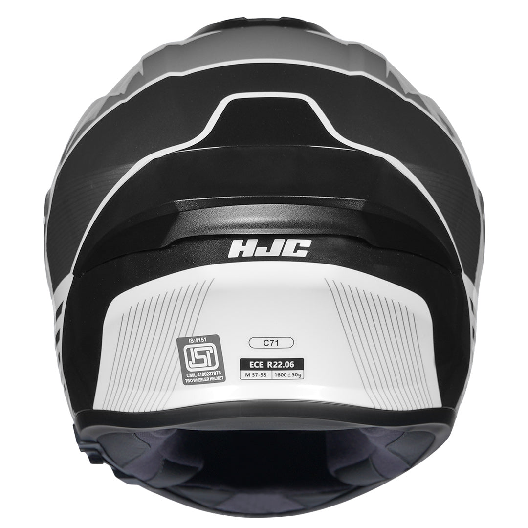 HJC C71 (C7X) Morix Helmet grey back
