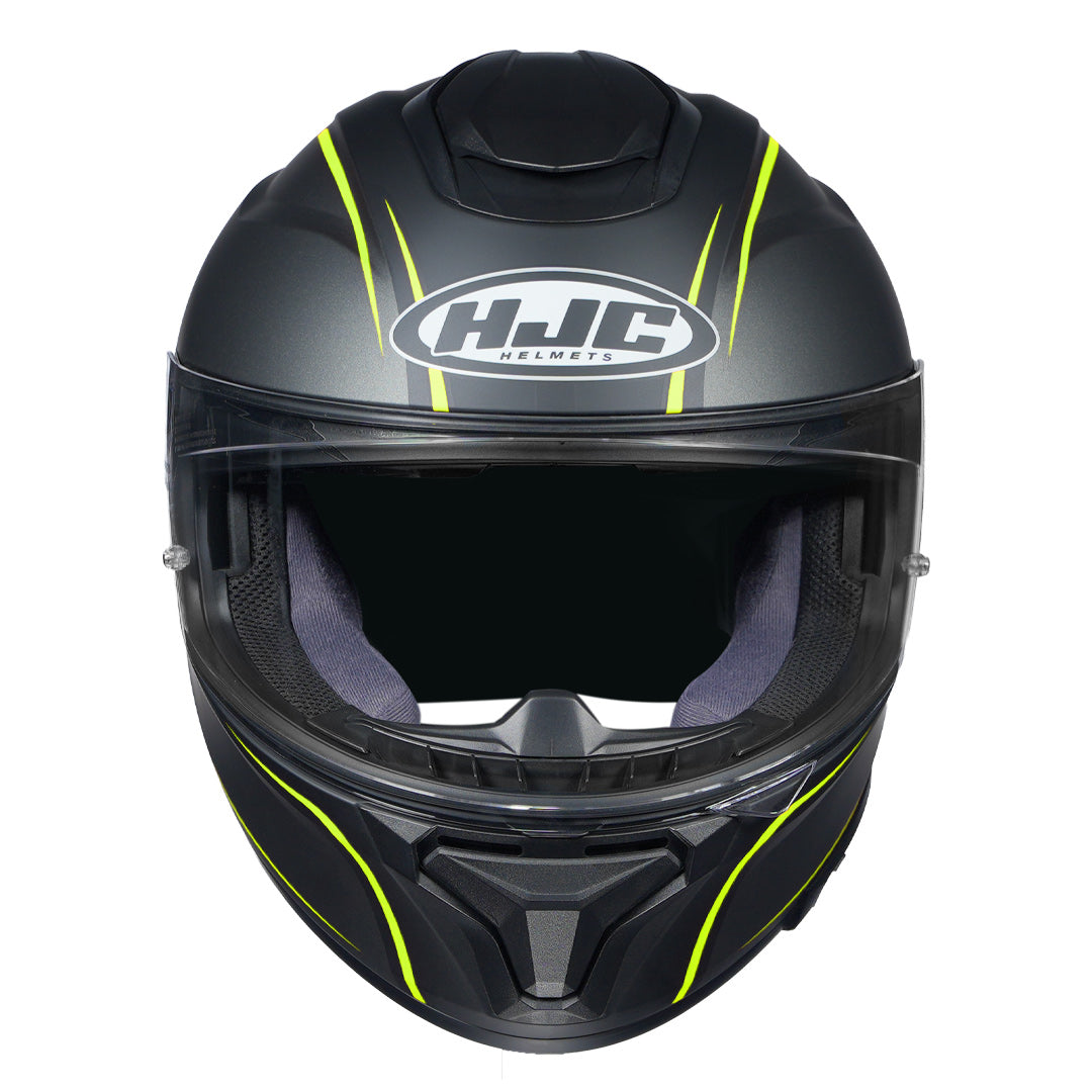 HJC C71 (C7X) Quez Helmet fluorescent yellow front