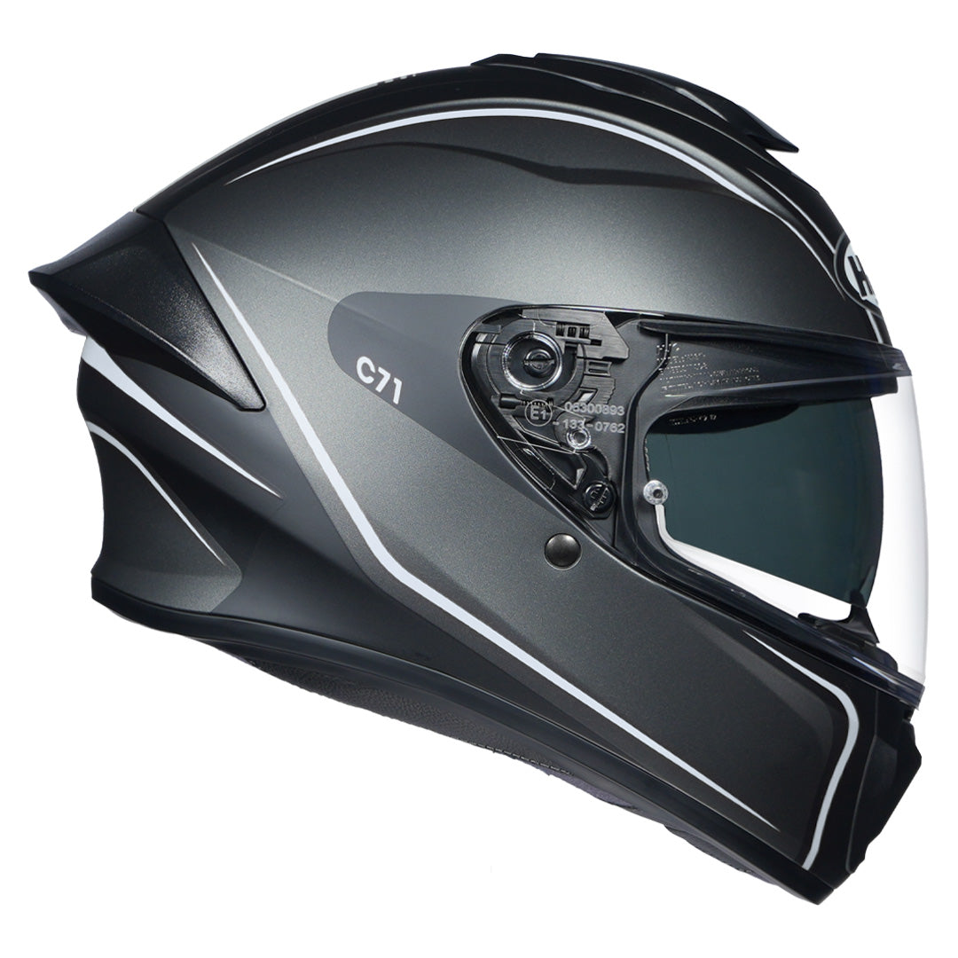 HJC C71 (C7X) Quez Helmet white side